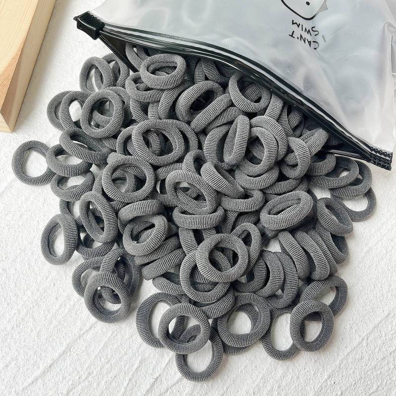 Rubber Tendon Hair Rope 一 Color Seamless Wool