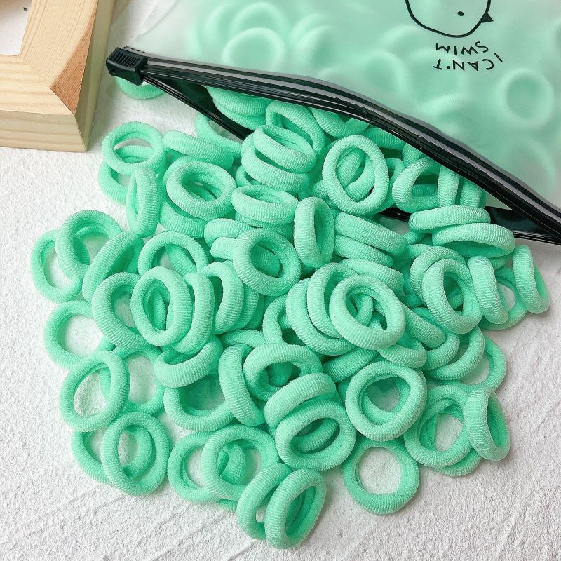 Rubber Tendon Hair Rope 一 Color Seamless Wool
