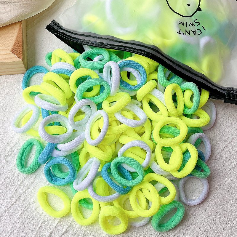 Rubber Tendon Hair Rope 一 Color Seamless Wool