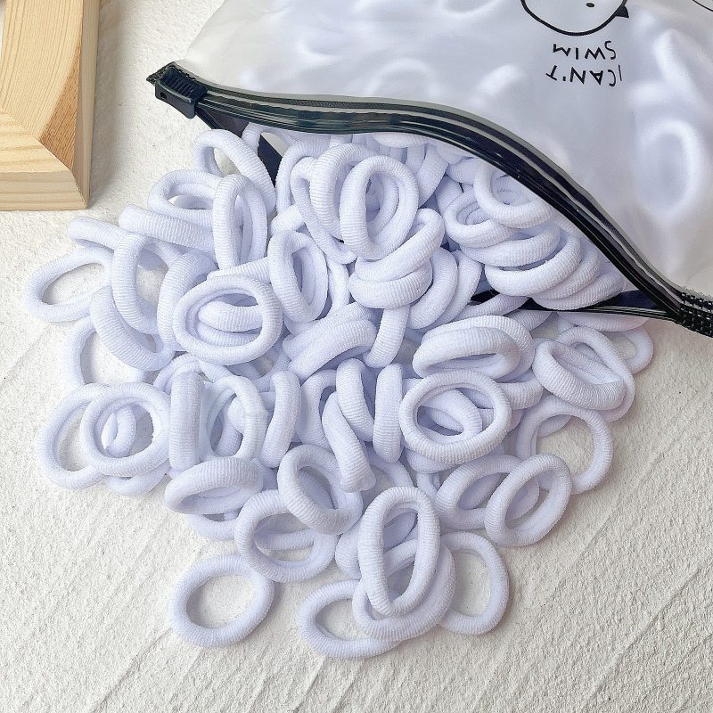 Rubber Tendon Hair Rope 一 Color Seamless Wool