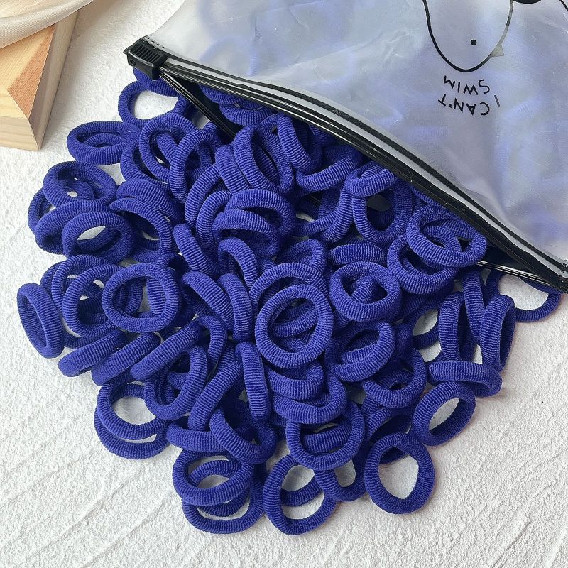 Rubber Tendon Hair Rope 一 Color Seamless Wool