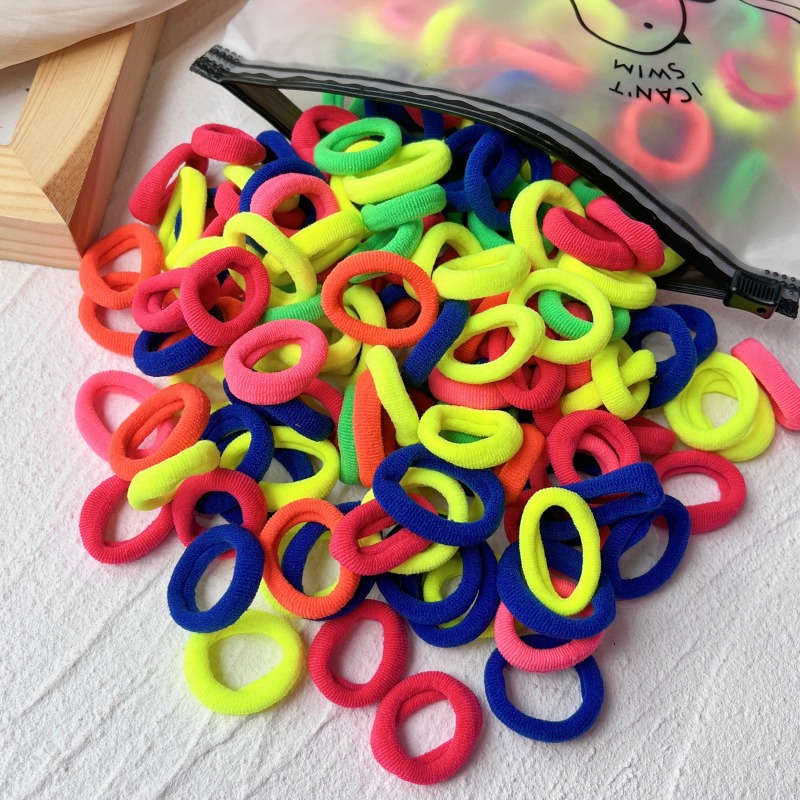 Rubber Tendon Hair Rope 一 Color Seamless Wool