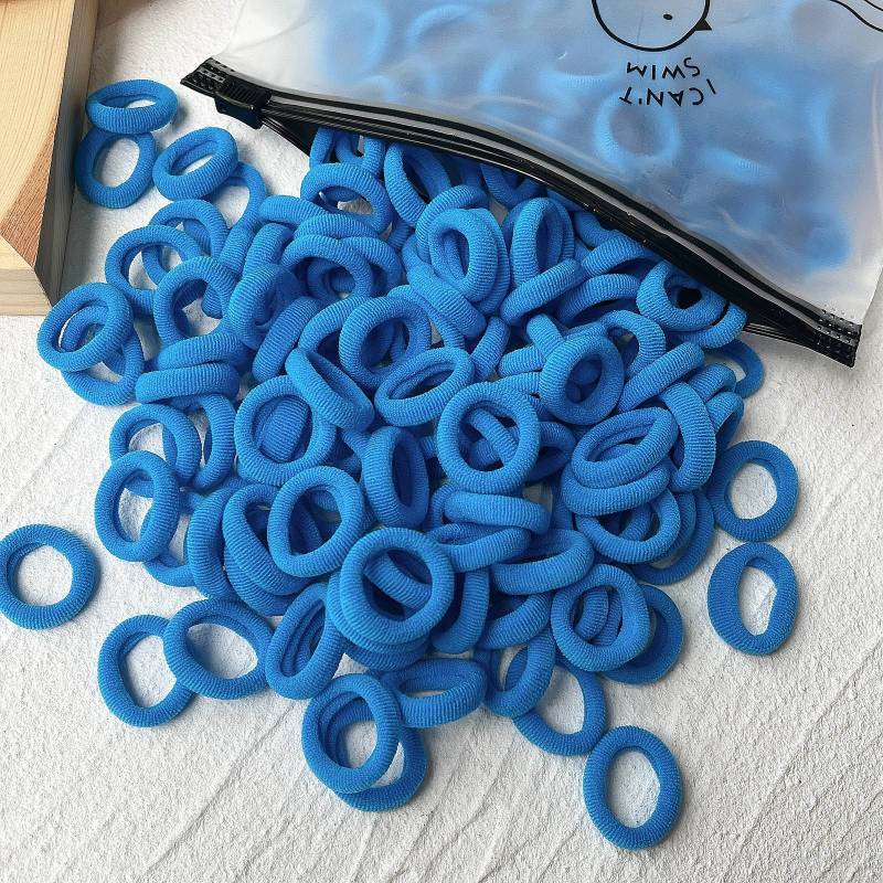 Rubber Tendon Hair Rope 一 Color Seamless Wool