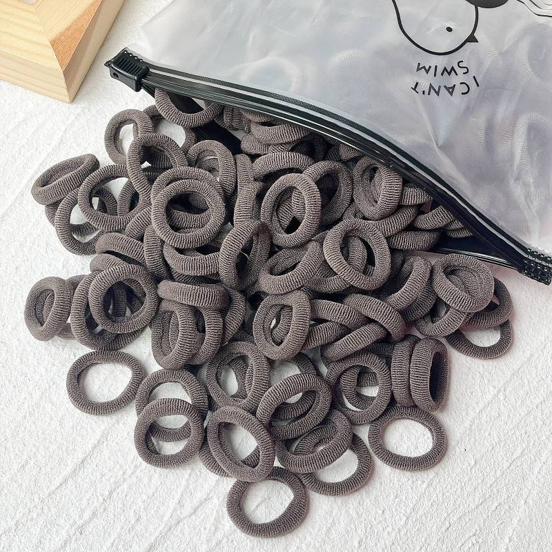 Rubber Tendon Hair Rope 一 Color Seamless Wool