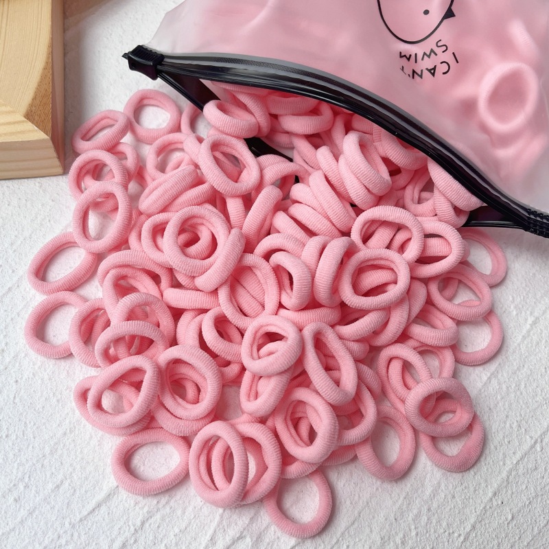 Rubber Tendon Hair Rope 一 Color Seamless Wool