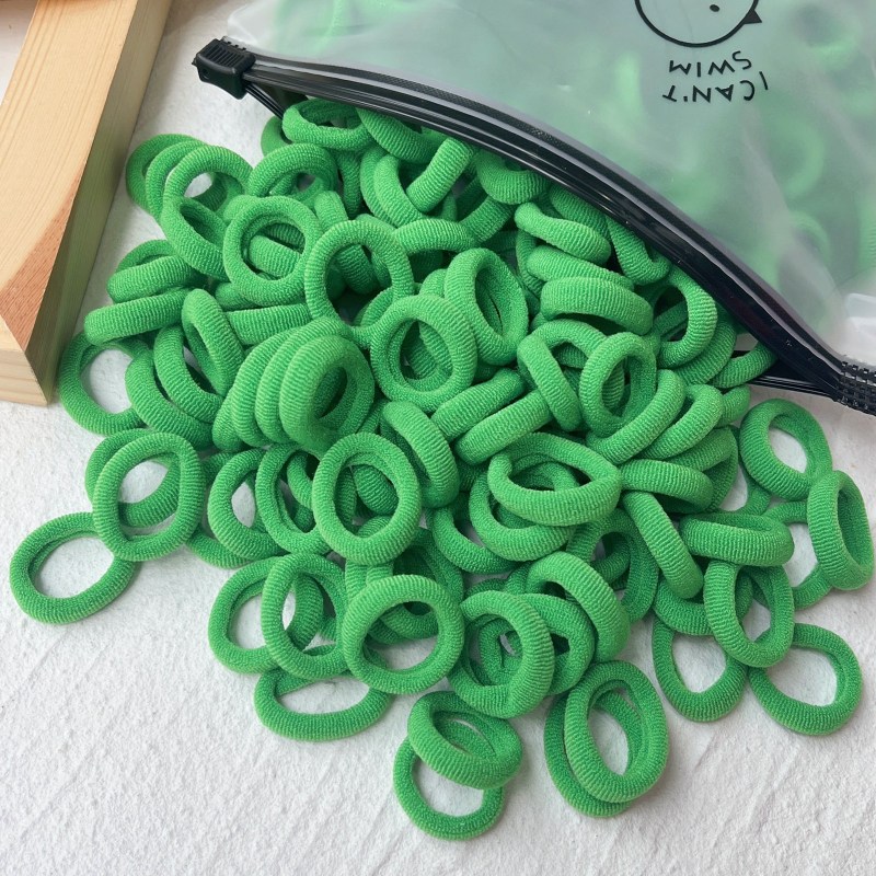 Rubber Tendon Hair Rope 一 Color Seamless Wool