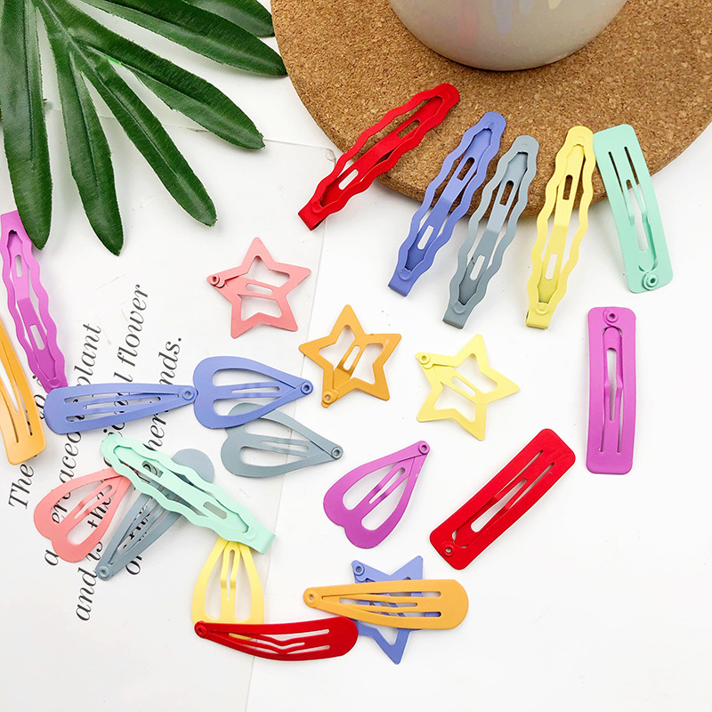 2020 new simple hairpin candy-colored bangs clip BB clip headdress explosive jewelry factory direct sales