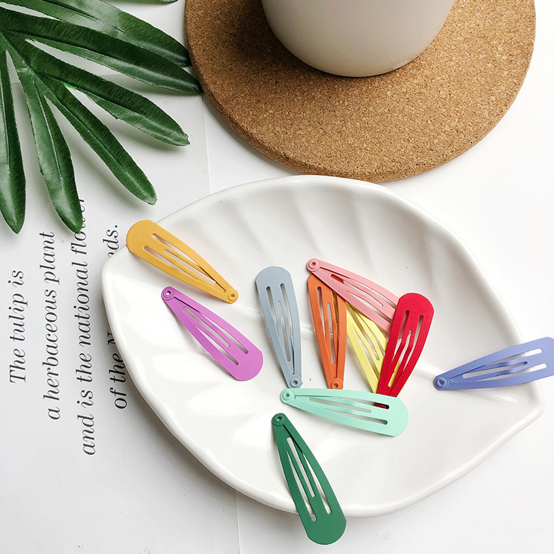 2020 new simple hairpin candy-colored bangs clip BB clip headdress explosive jewelry factory direct sales