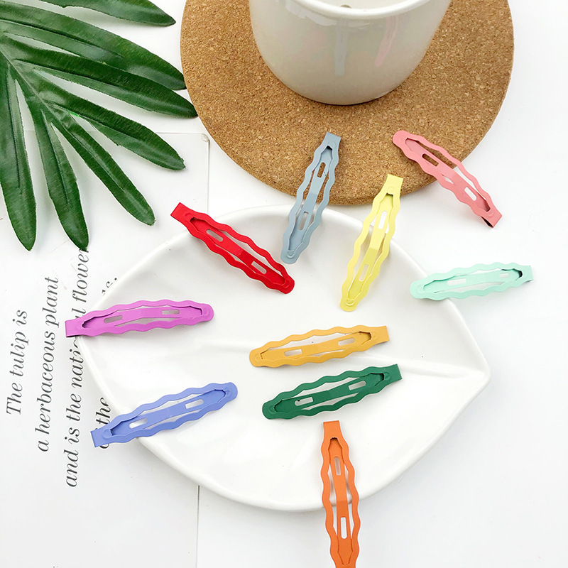 2020 new simple hairpin candy-colored bangs clip BB clip headdress explosive jewelry factory direct sales