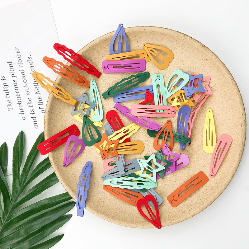 2020 new simple hairpin candy-colored bangs clip BB clip headdress explosive jewelry factory direct sales