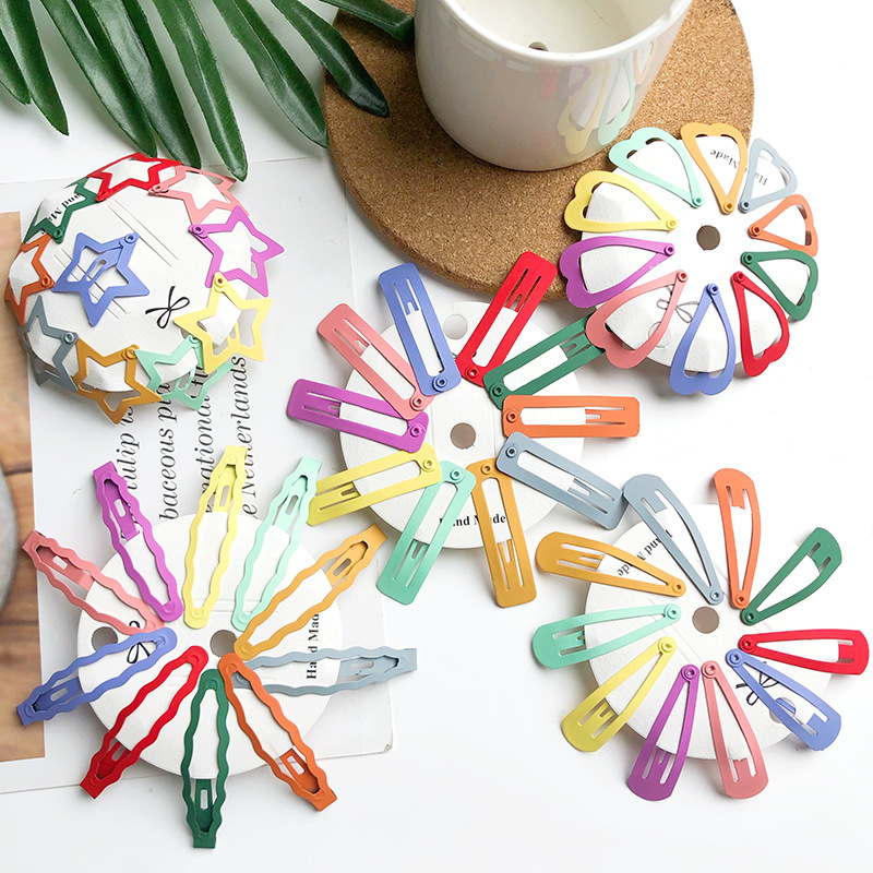 2020 new simple hairpin candy-colored bangs clip BB clip headdress explosive jewelry factory direct sales