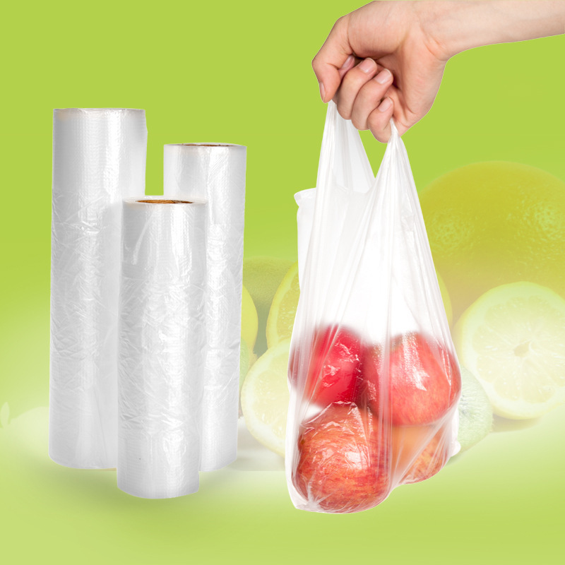 Thickened refrigerator fresh-keeping bag large vest PE food bag fresh fruit and vegetable sealed fresh-keeping bag wholesale in large quantities