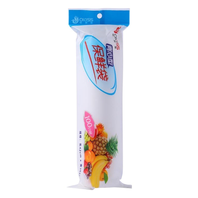 Thickened refrigerator fresh-keeping bag large vest PE food bag fresh fruit and vegetable sealed fresh-keeping bag wholesale in large quantities