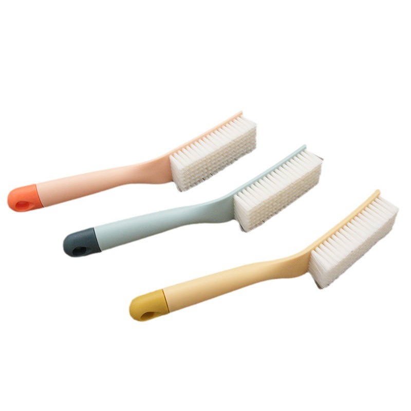 Factory multi-purpose brush macaron color daily necessities two yuan supermarket cleaning household plastic long handle shoe brush wholesale