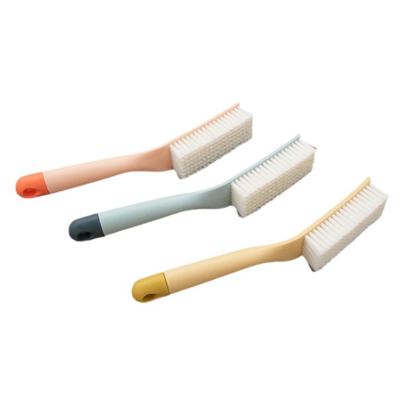 Factory multi-purpose brush macaron color daily necessities two yuan supermarket cleaning household plastic long handle shoe brush wholesale