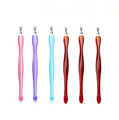 Nail art dead skin fork to remove dead skin V-shaped fork manicure suit clippers contusion knife shovel nail art special sharp wholesale