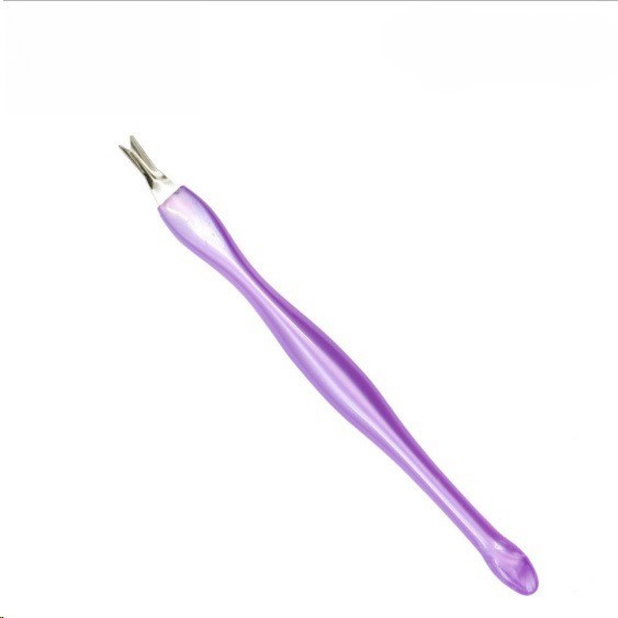 Nail art dead skin fork to remove dead skin V-shaped fork manicure suit clippers contusion knife shovel nail art special sharp wholesale