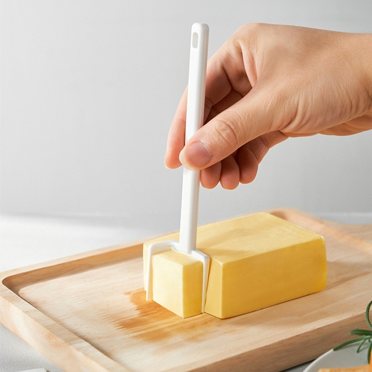 Japan KM Plastic Butter Cutting Knife Cheese Cheese Cutting Knife Tool Household Baking Butter Cutting Knife