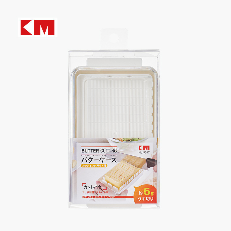 Japan KM Plastic Butter Cutting Knife Cheese Cheese Cutting Knife Tool Household Baking Butter Cutting Knife