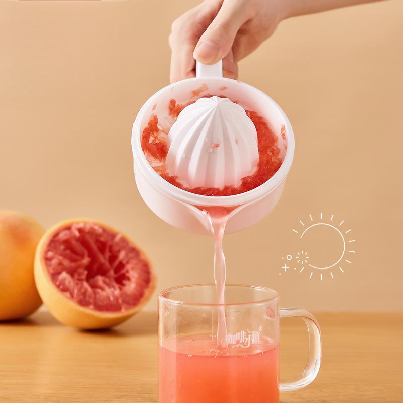 Japanese household food grade orange juice machine multi-functional portable fresh lemon squeezer plastic Manual Juicer