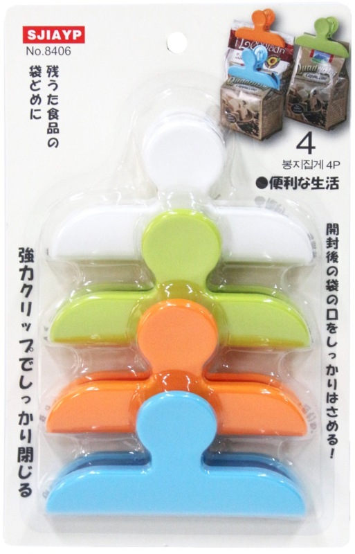 Japanese-style household colorful plastic sealing clip ins style food fresh-keeping clip moisture-proof snack clip sealing clip artifact