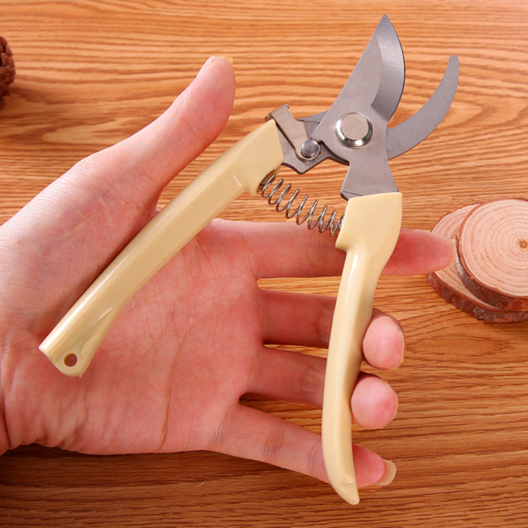 Stainless Steel Pruning Shears Fruit Tree Rough Branch Shears Garden Scissors Shears Branch Special Floral Shears Household Garden Scissors