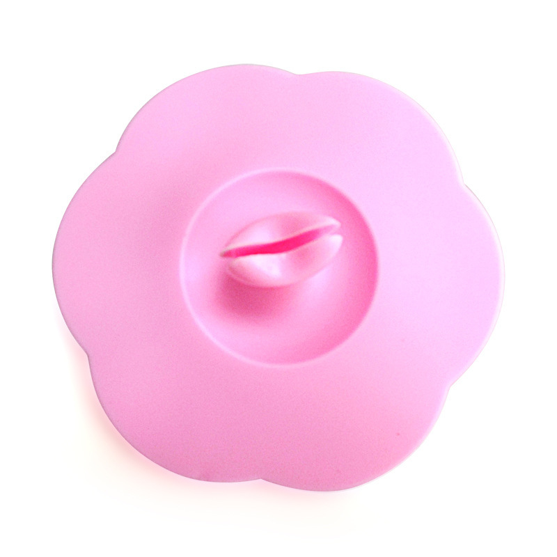 Factory wholesale magic silicone cup cover fashion creative glass cup cover mug cover love lid can be sealed