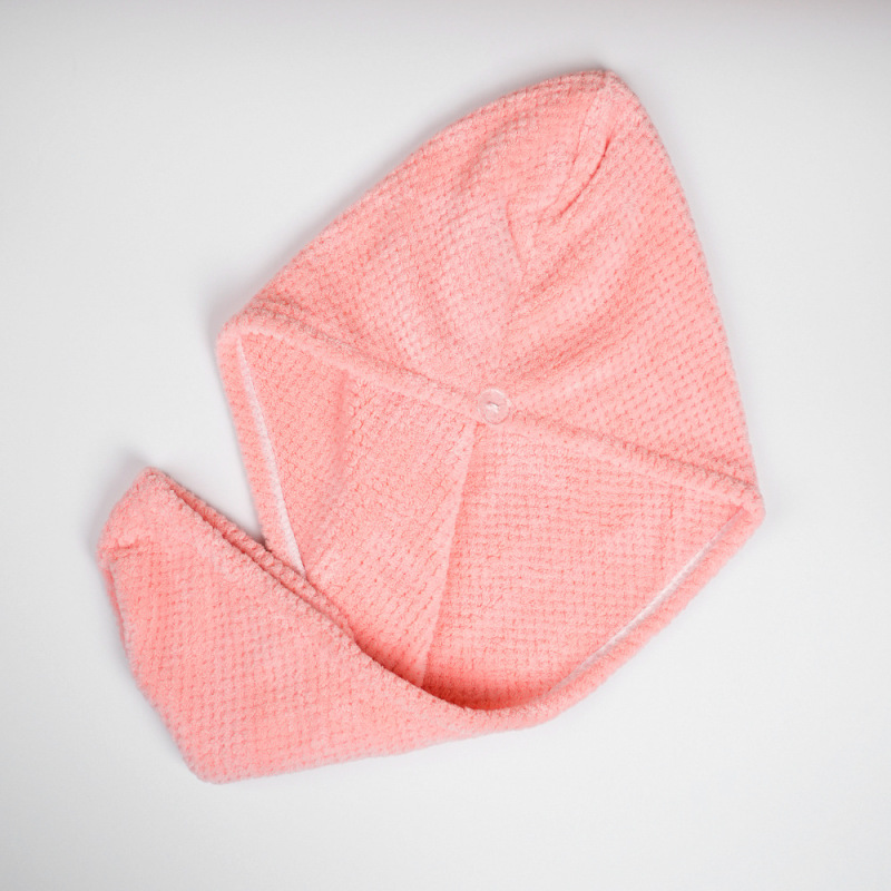 Coral fleece water-absorbent hair-drying towel