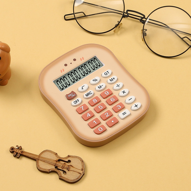 Toast Bread Small Calculator High-Looking Mini Student Calculator School Primary and Secondary School Portable Easy-To-Use Baitong