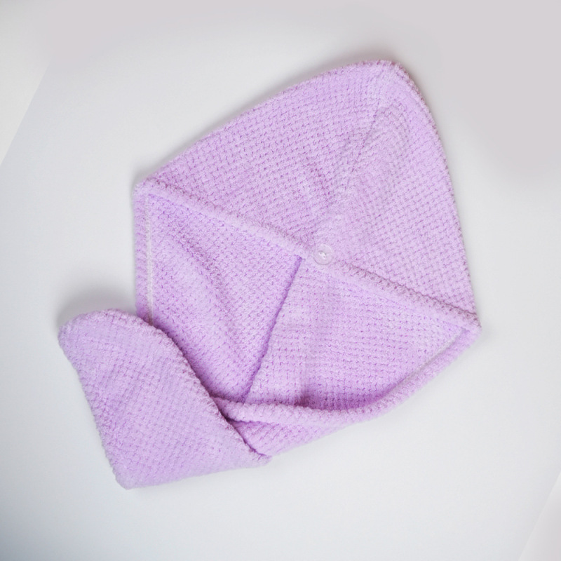 Coral fleece water-absorbent hair-drying towel