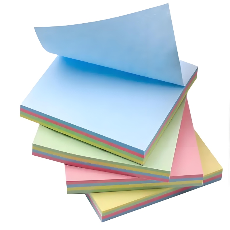 Curved Surface Super Sticky Sticky Notes 4 Colors 400 Sheets for Students Easy to Tear and Reusable Sticky Notes N Times