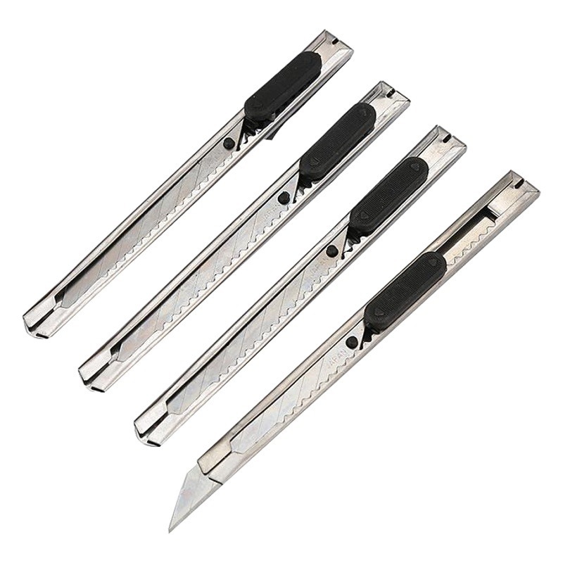 Stainless steel art knife small size portable office supplies metal paper cutting knife student stationery hand tool knife wholesale
