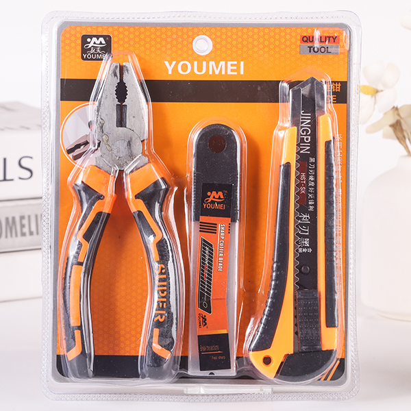 A-9778 Six inch Tiger Pliers 3-piece Set Double