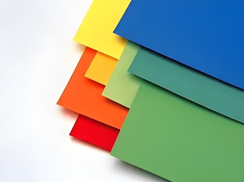 Colored cardboard paper