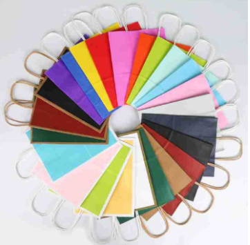 Colored kraft paper bag (vertical)