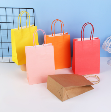 Colored kraft paper bag (vertical)