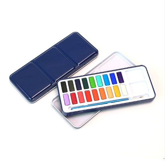 Watercolor color box