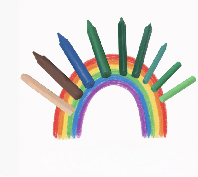 12 hexagonal oil paint sticks   