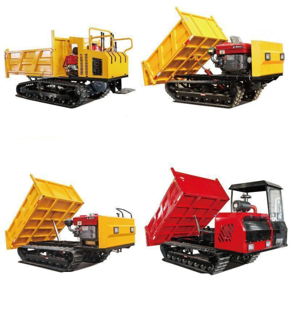 Track transport vehicle Track transport vehicle Track type four unlike vehicle Four wheel drive mountain climbing king dump truck