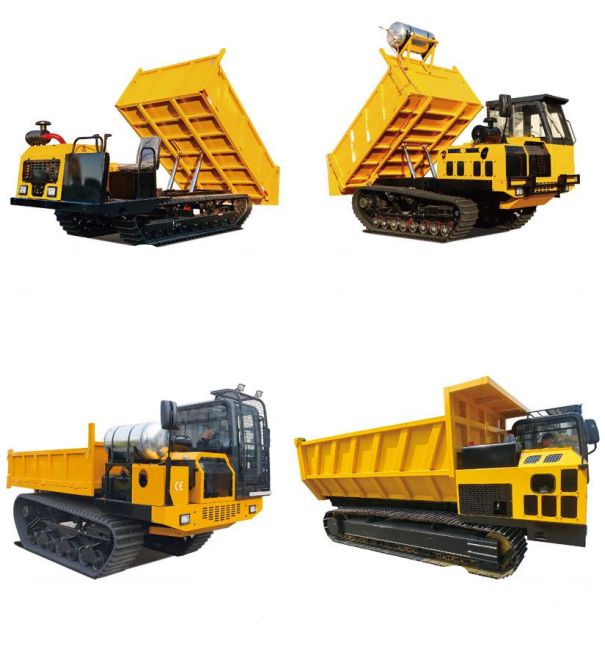 Track transport vehicle Track transport vehicle Track type four unlike vehicle Four wheel drive mountain climbing king dump truck