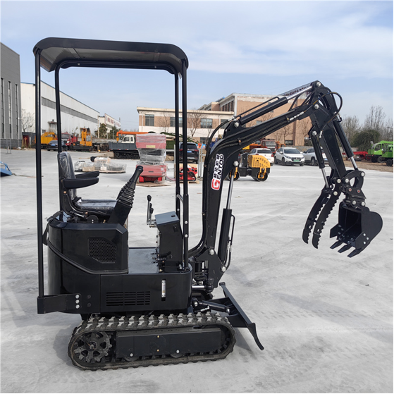 Small excavator, household orchard micro excavator, engineering crushing small crawler excavator Various excavators