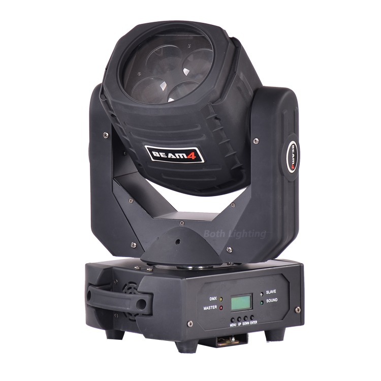 High bright 4x25w RGBW led beam moving head light