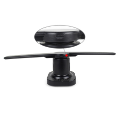 New 3D holographic projection fan light led effect image display software light/ 3D Hologram fan light