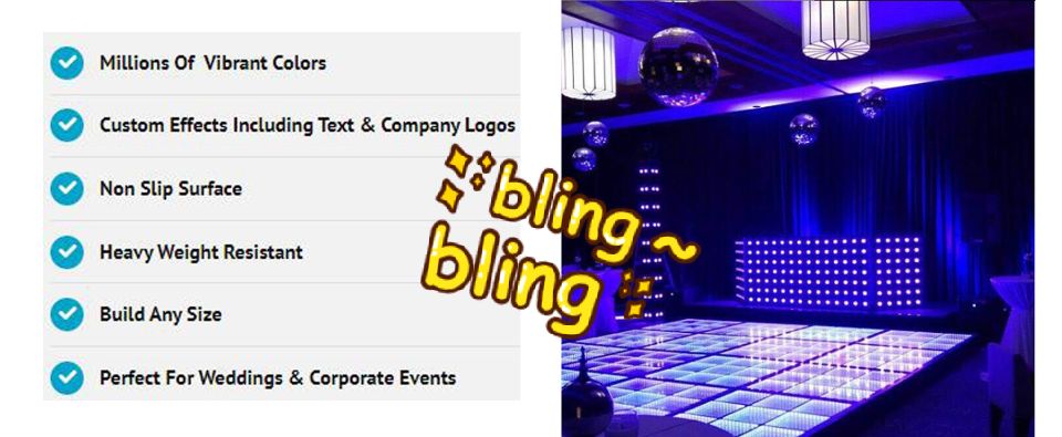 led dance floor