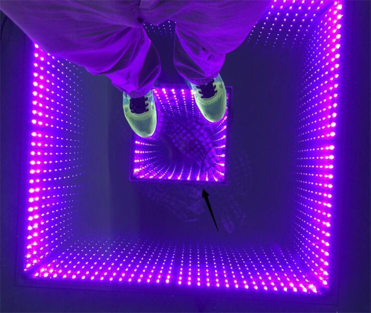 Event Decor Infinity Mirror 3D LED Dance Floor 60*60cm