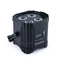 Top PAR hex6 RF 4*18W RGBWA UV 6 in 1 Wireless DMX LED Uplight RF Remote