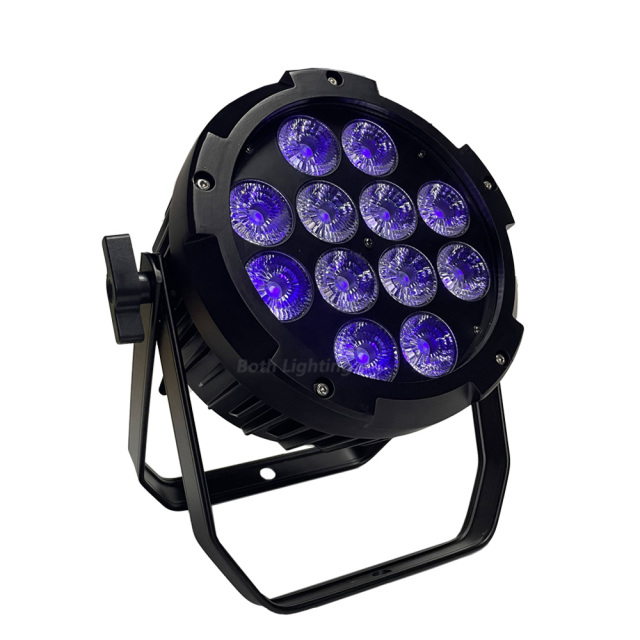 IP65 waterproof 12*18W RGBWA UV 6in1 wireless dmx battery powered outdoor uplighting