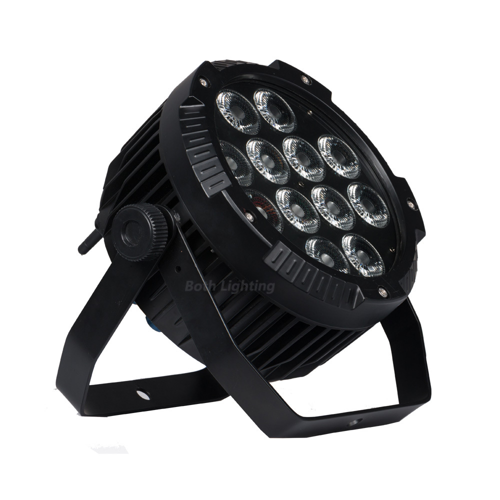 IP65 waterproof 12*18W RGBWA UV 6in1 wireless dmx battery powered outdoor uplighting
