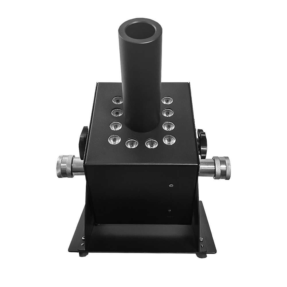 12x3w RGB Co2 Cannon Cryo Jet Smoke Machine Jet Special Effects