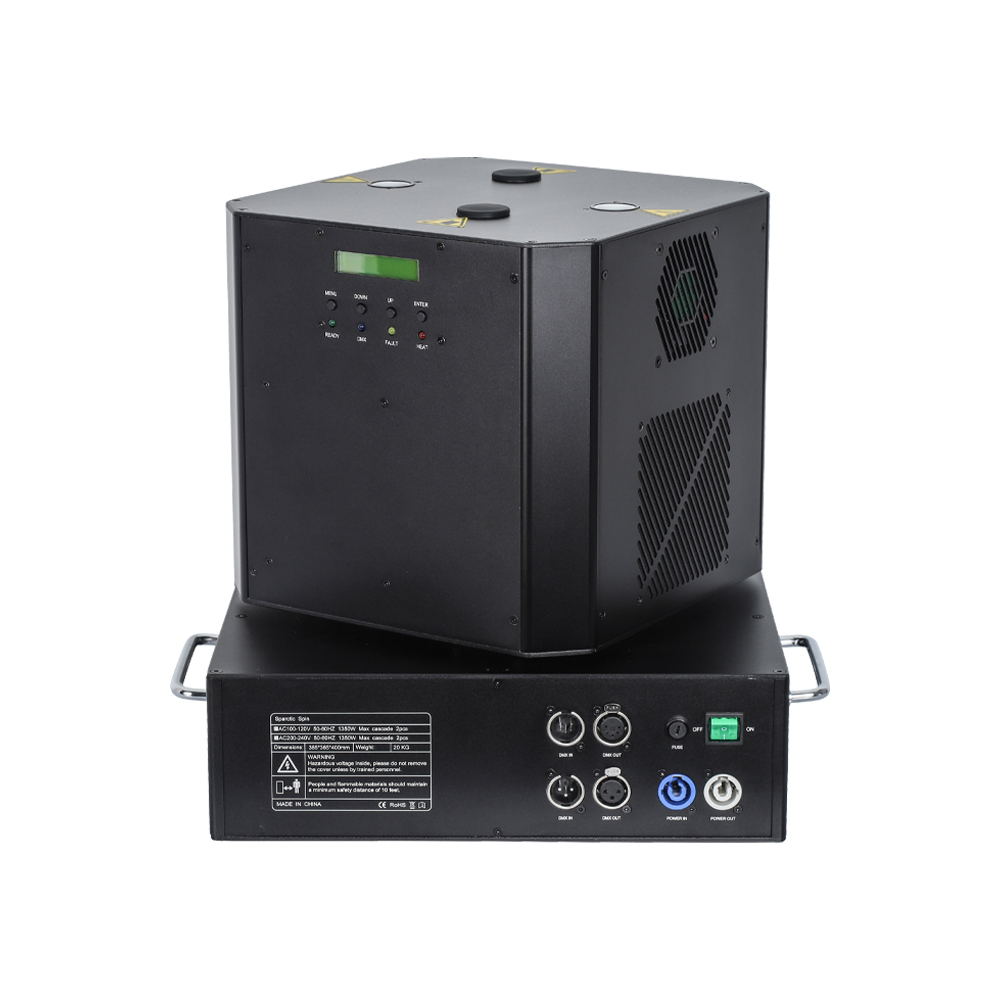 1300W Spin spark machine with double spray sparkular firework machine
